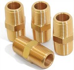 פטמת צינור משושה חוט NPT מפליז