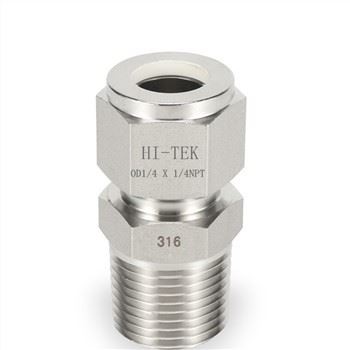 מחבר זכר של אביזרי צינור איחוד פרול כפול