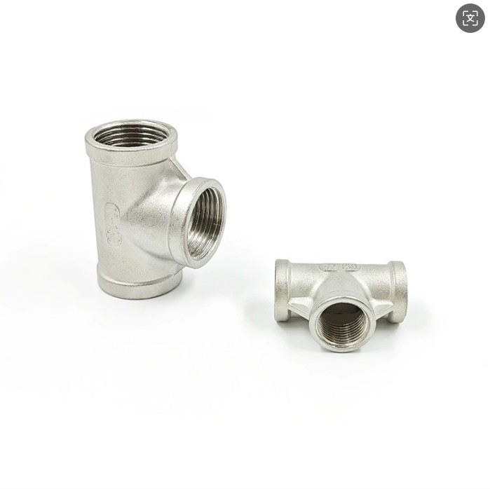 Tee Connector 304 Stainless Steel Tee Connector Female Threaded Connector Customizable