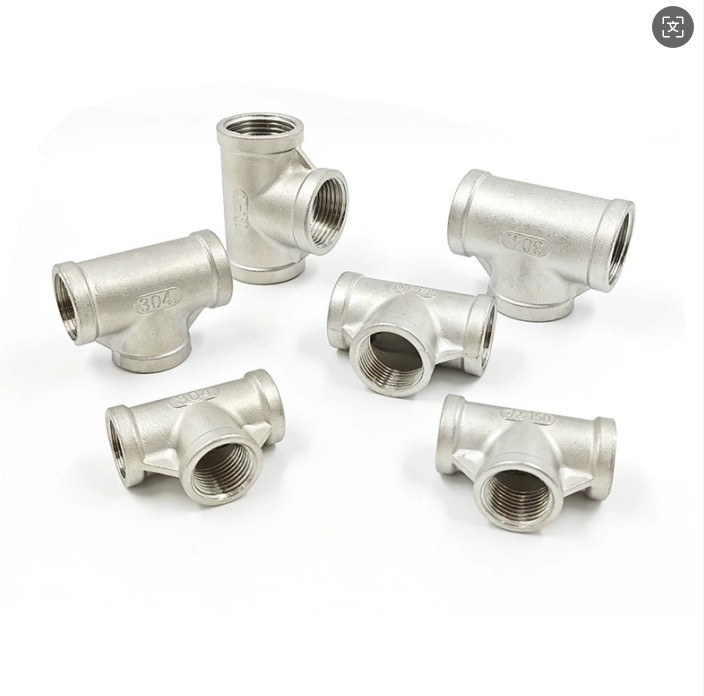 Tee Connector 304 Stainless Steel Tee Connector Female Threaded Connector Customizable
